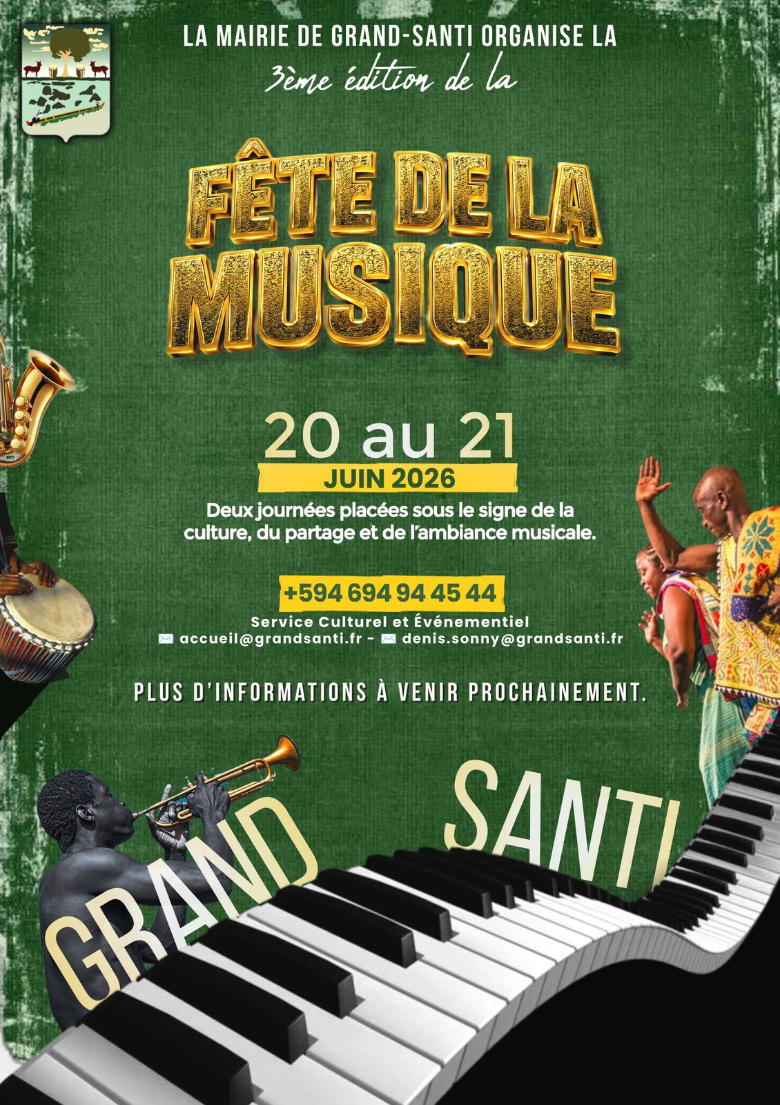 La fête de la musique à Grand-Santi